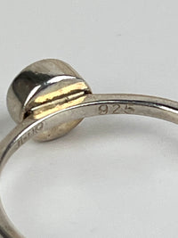 Vintage Sterling Pearl Ring