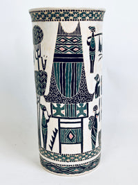 Mid-20th Century Ceramic Umbrella Stand