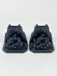 1920s Art Deco Pekingese Dog Bookends