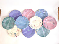Rare 10pc Set of Lyn Evans Dinner Plates