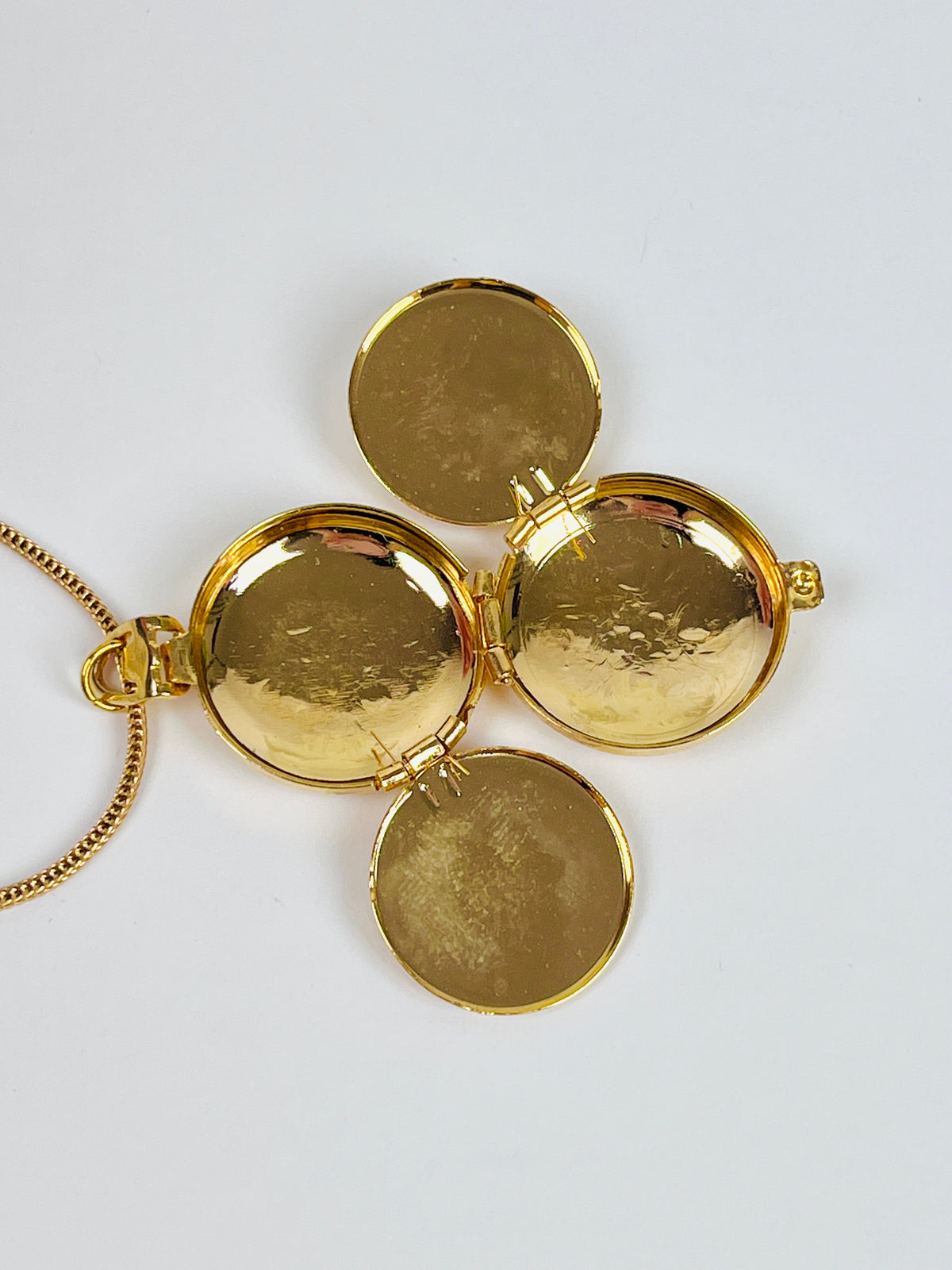 Vintage Engraved Four-Picture Locket