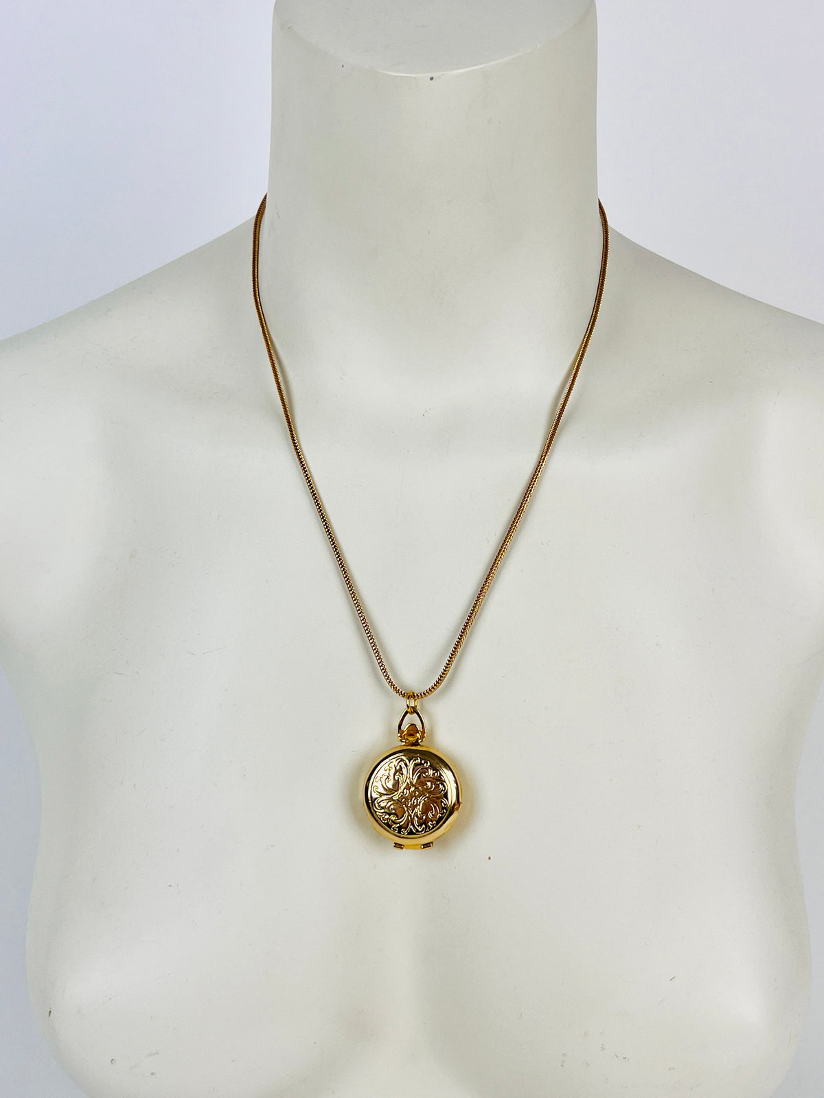 Vintage Engraved Four-Picture Locket