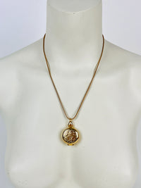 Vintage Engraved Four-Picture Locket