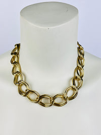 Vintage Gold-Tone Link Necklace