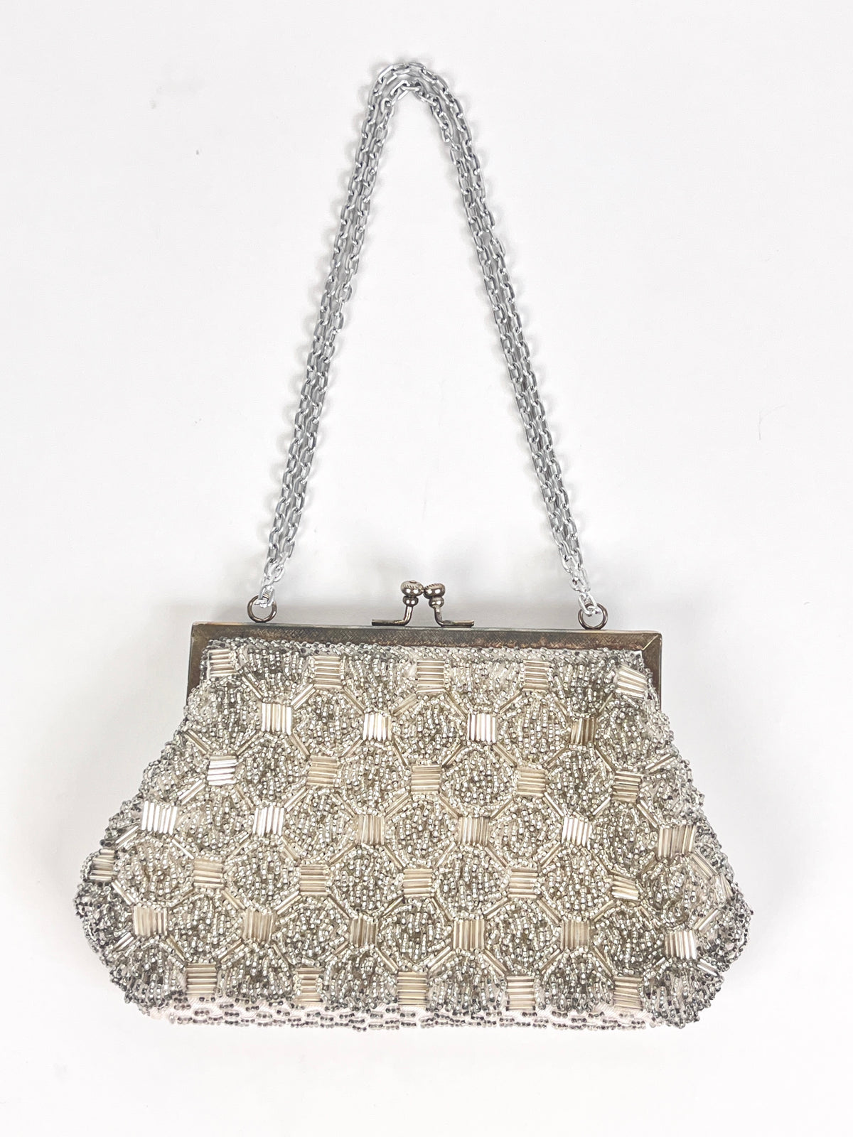 Vintage 1960s Beaded Handbag