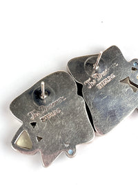 Handmade Sterling & Stone Earrings by Echo of the Dreamer