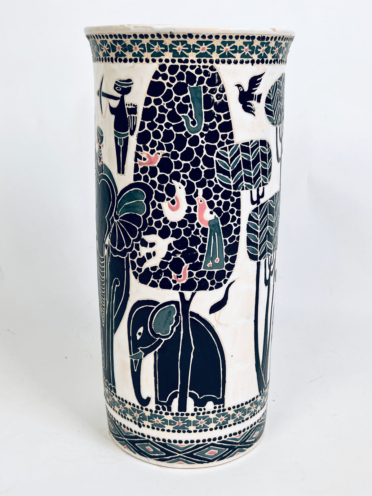 Mid-20th Century Ceramic Umbrella Stand
