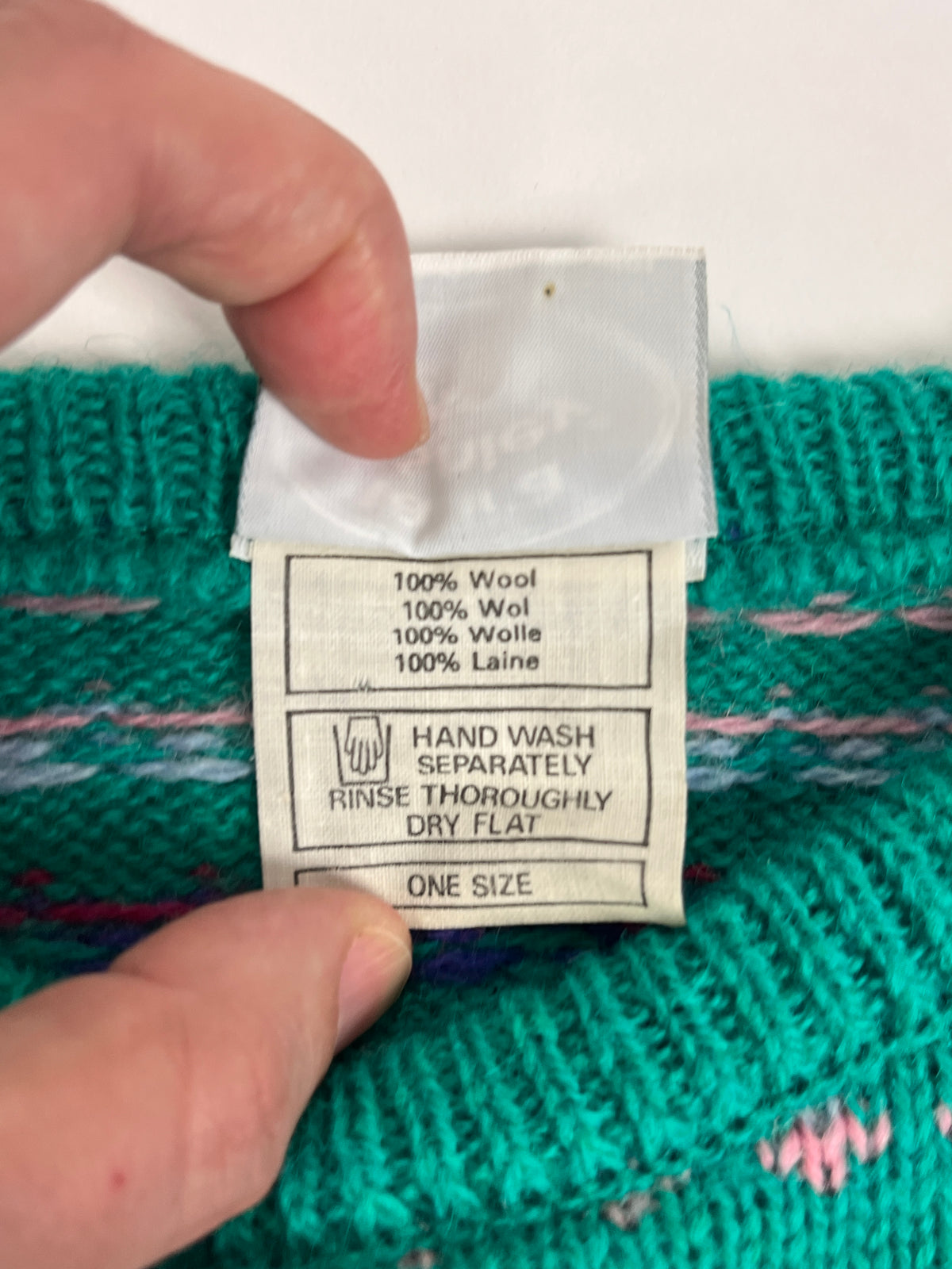 Vintage Wool Sweater by Laura Ashley