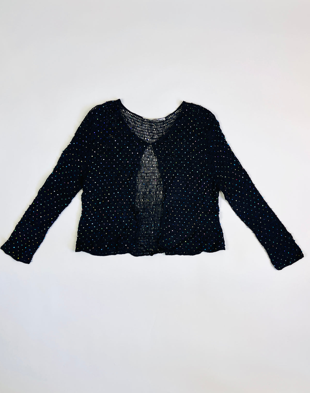 Vintage Knit and Beaded Cardign