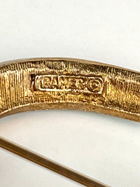 Vintage Horseshoe Brooch by Kramer