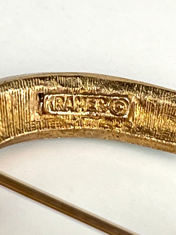 Vintage Horseshoe Brooch by Kramer