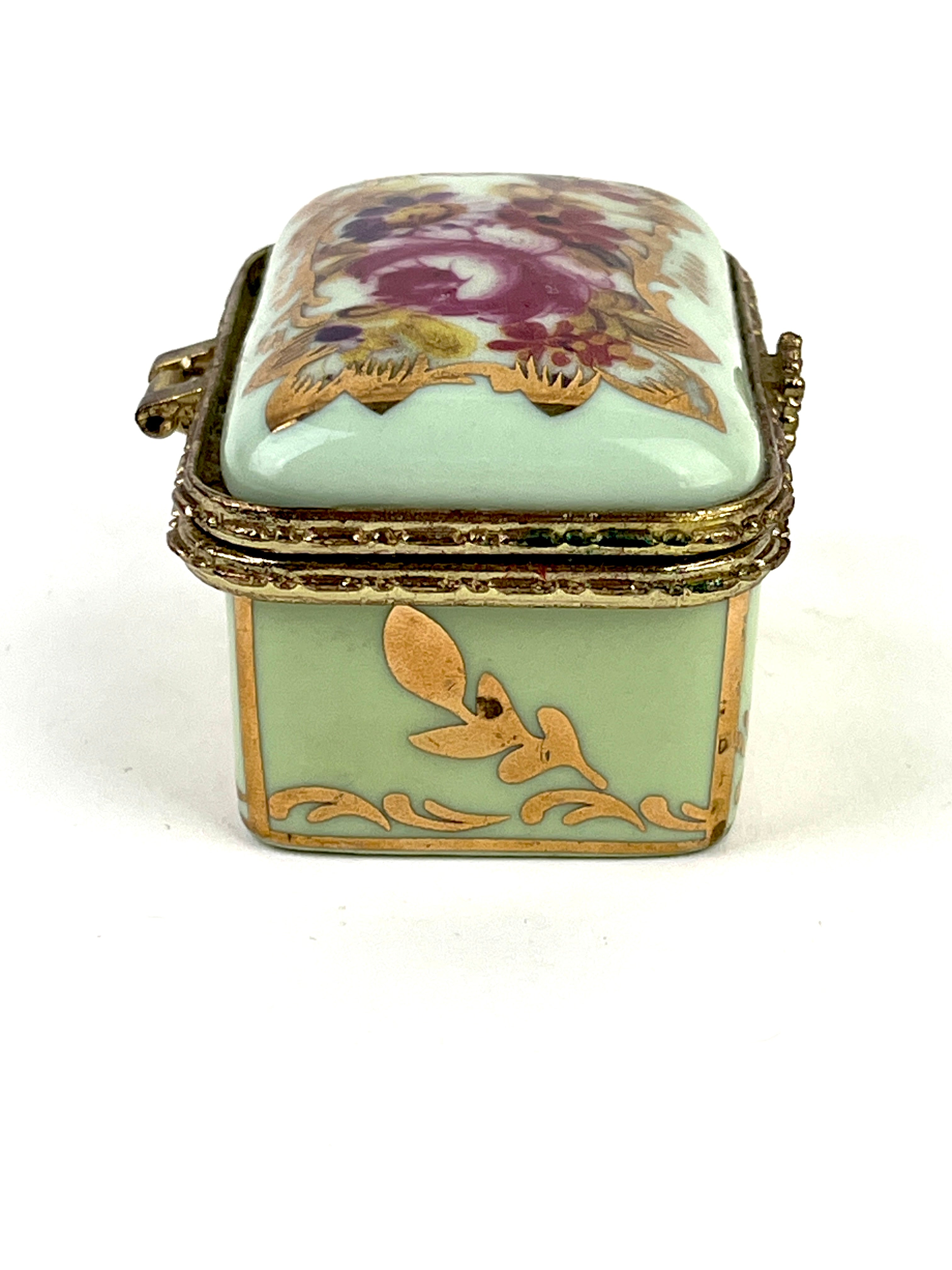 Vintage Porcelain Ring Box Dovetail