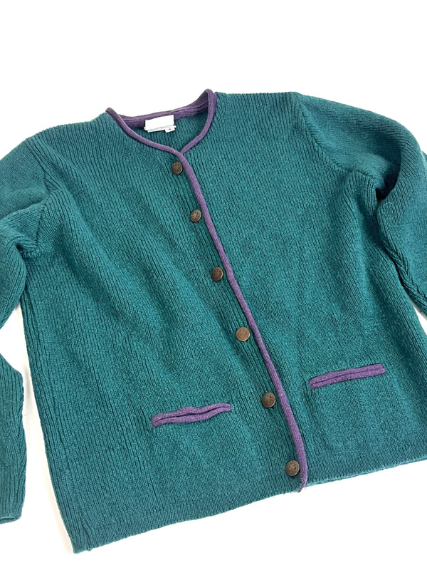 Vintage Wool Sweater by Laura Ashley