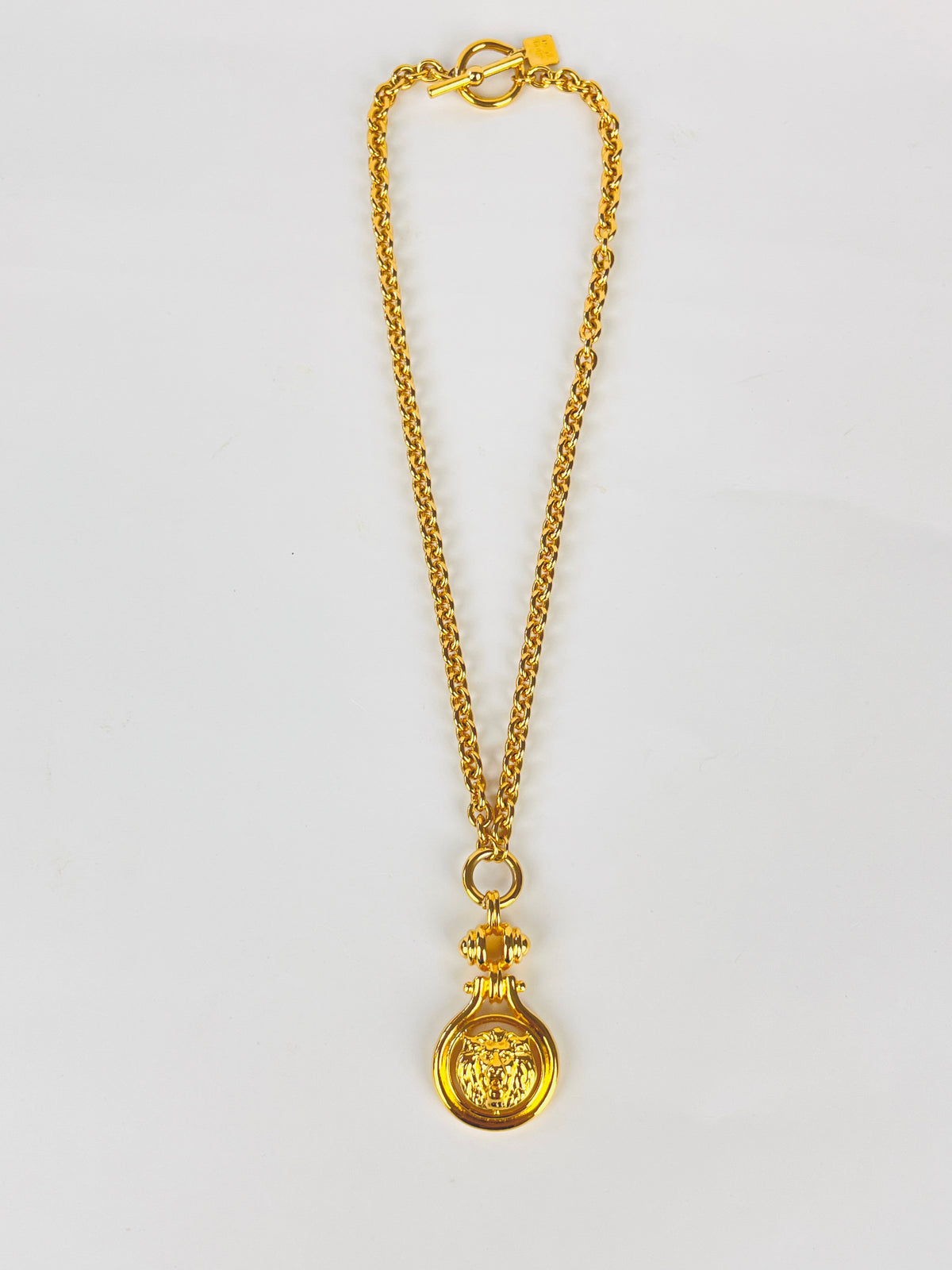 Vintage Anne Klein Lion Head Necklace