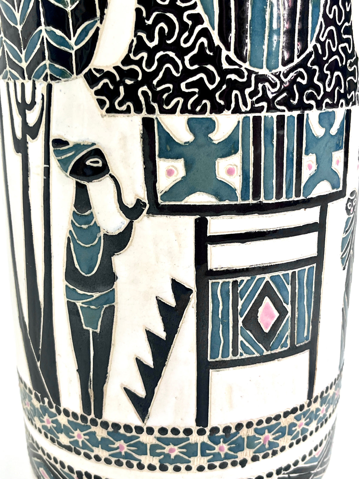 Mid-20th Century Ceramic Umbrella Stand