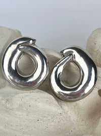 Vintage Modernist Sterling Earrings