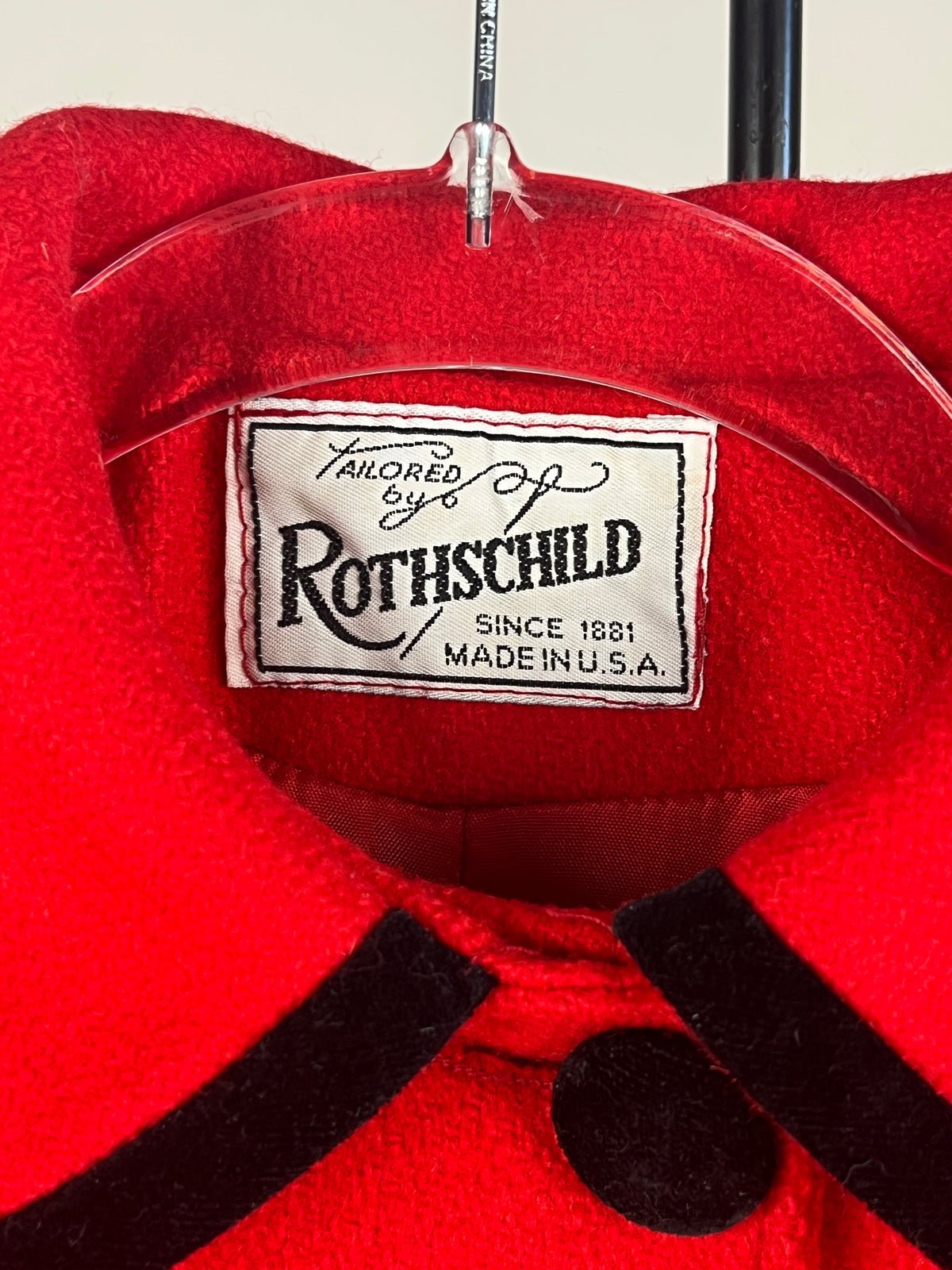 Vintage 1970s Rothschild Wool Girl’s Coat
