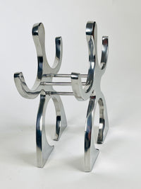 Vintage Postmodern Figurative Wine Rack