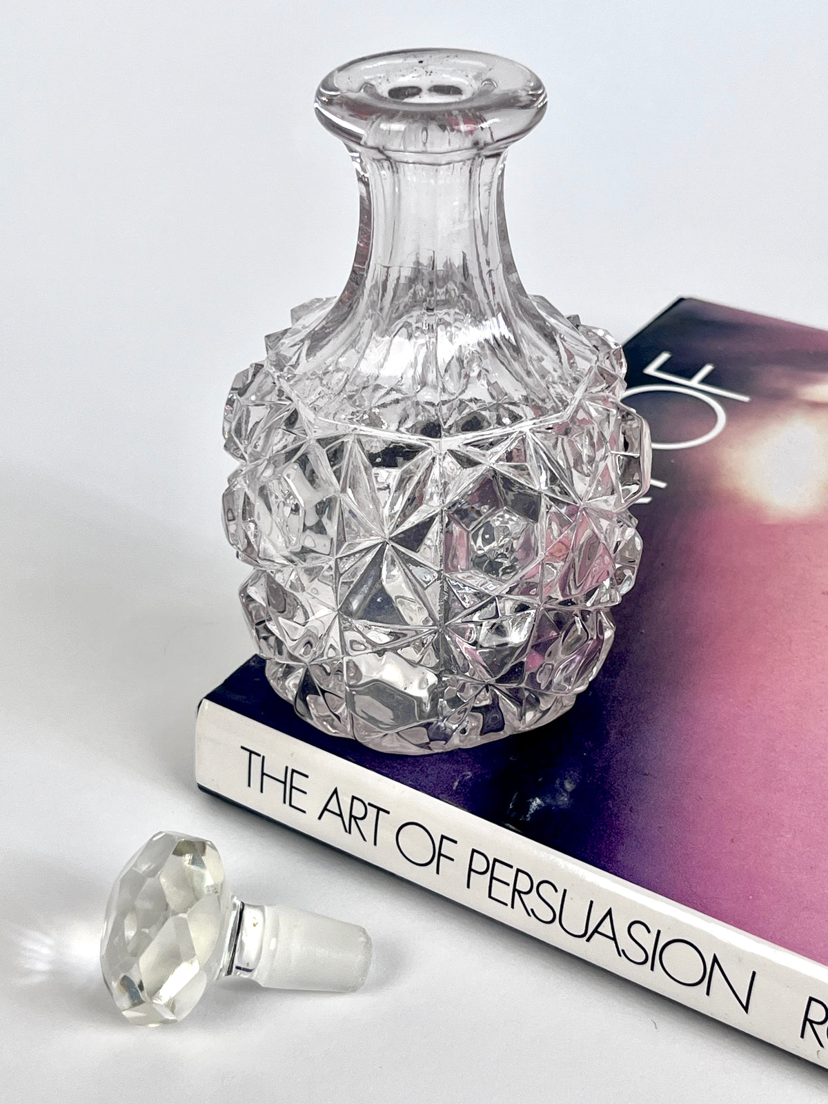 Vintage 1930s Blown Glass Mini-Decanter