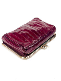 Vintage Eel Skin Makeup Case