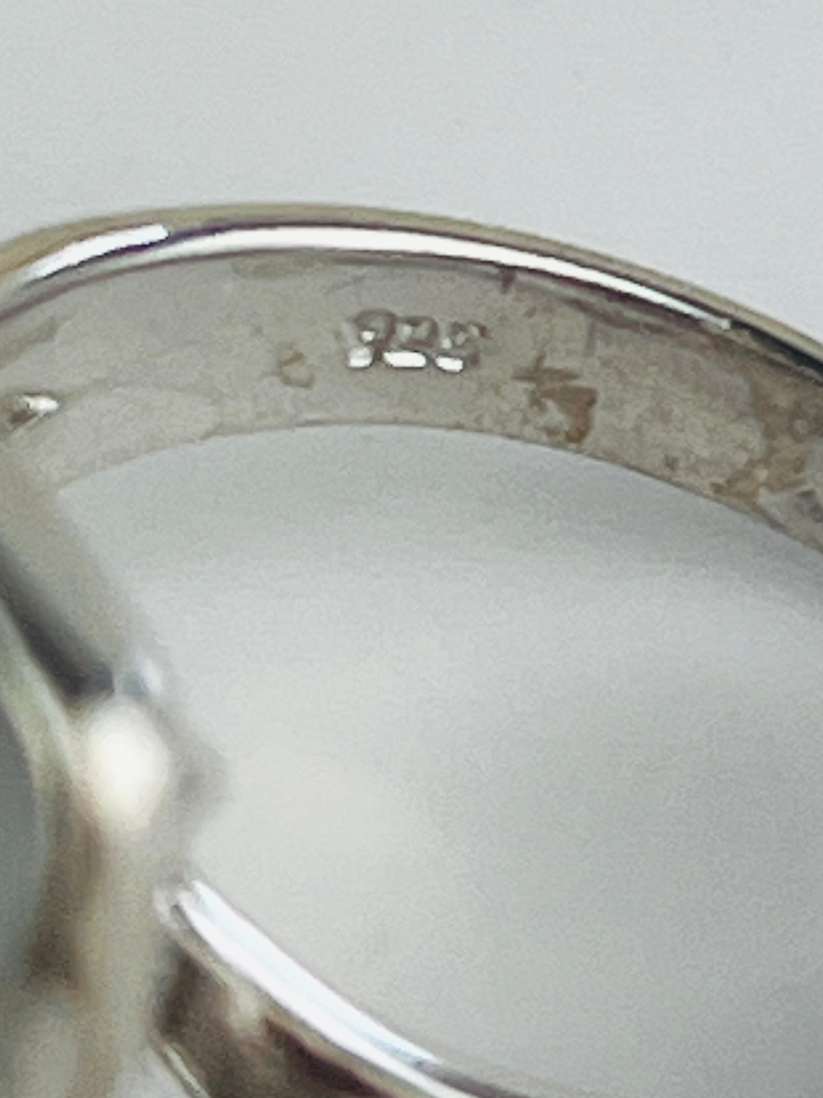 Vintage Sterling Blister Pearl Ring