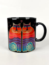 Vintage 80s Rainbow Cats Mug