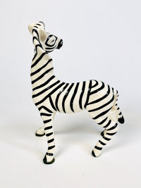 Vintage Handcrafted Ceramic Zebras by Robert Simmons