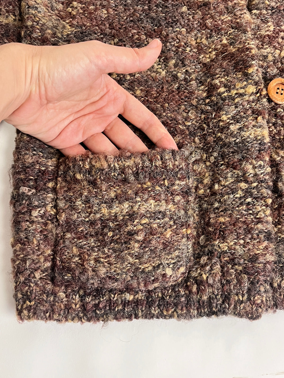 Vintage Wool Cardigan Sweater