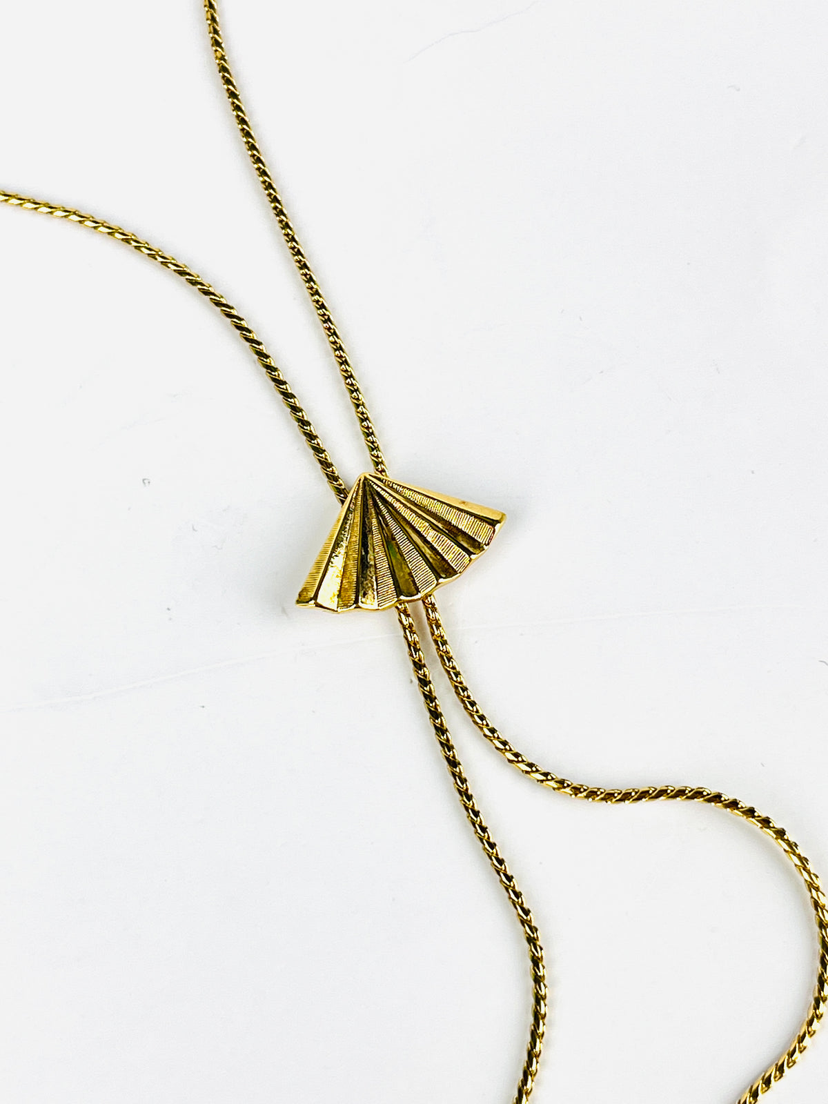 Vintage Adjustable Fan Necklace