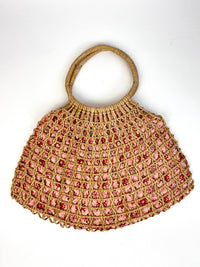 Large Vintage Macrame Bag