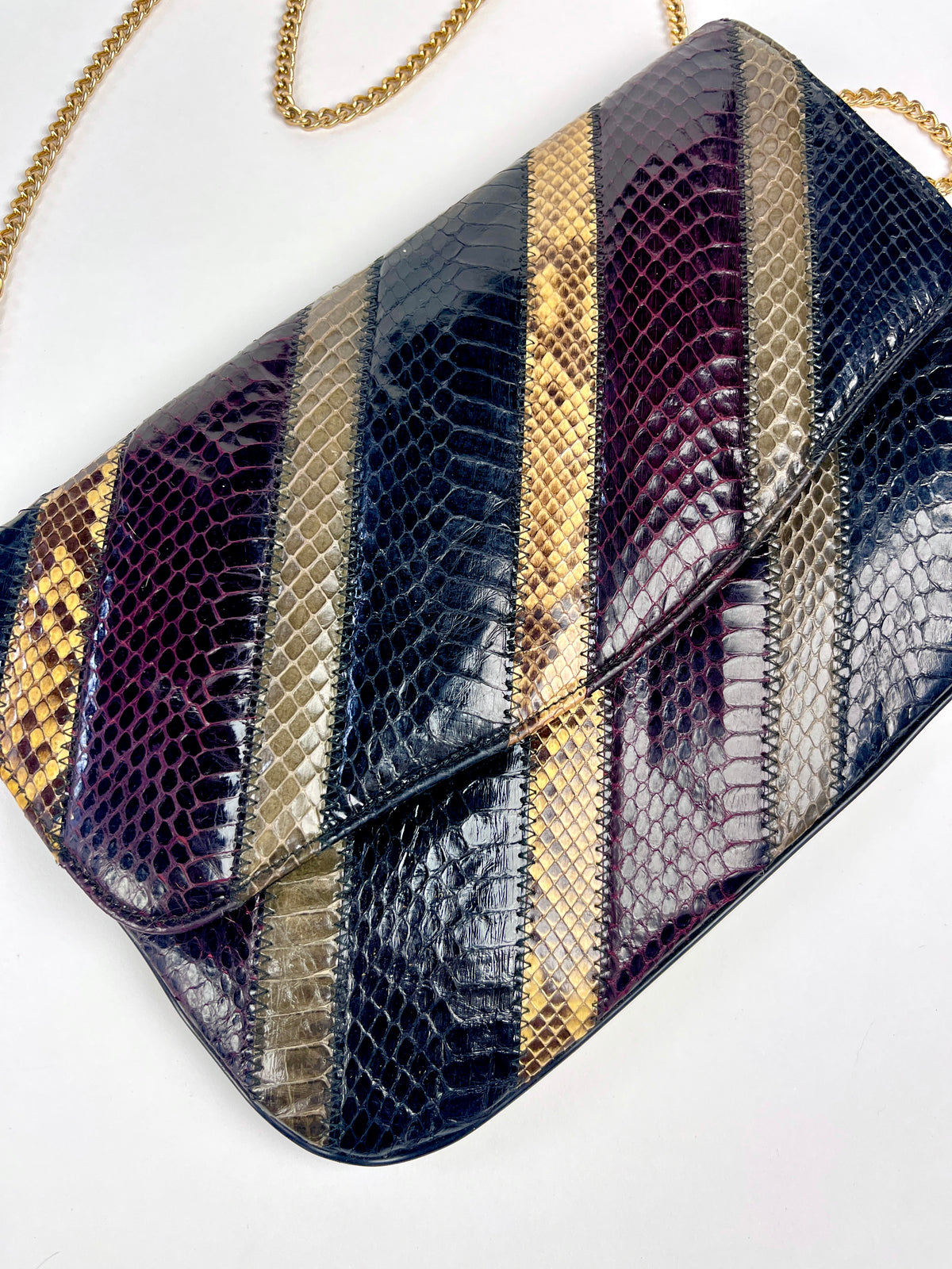 Vintage Snakeskin Bag