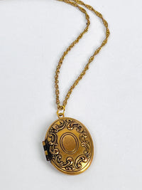 Vintage Antique Brass Locket