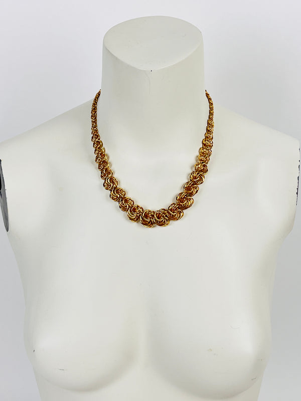 Vintage Gold Tone Napier Necklace