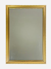 Vintage Gilded Wood Frame Beveled Wall Mirror