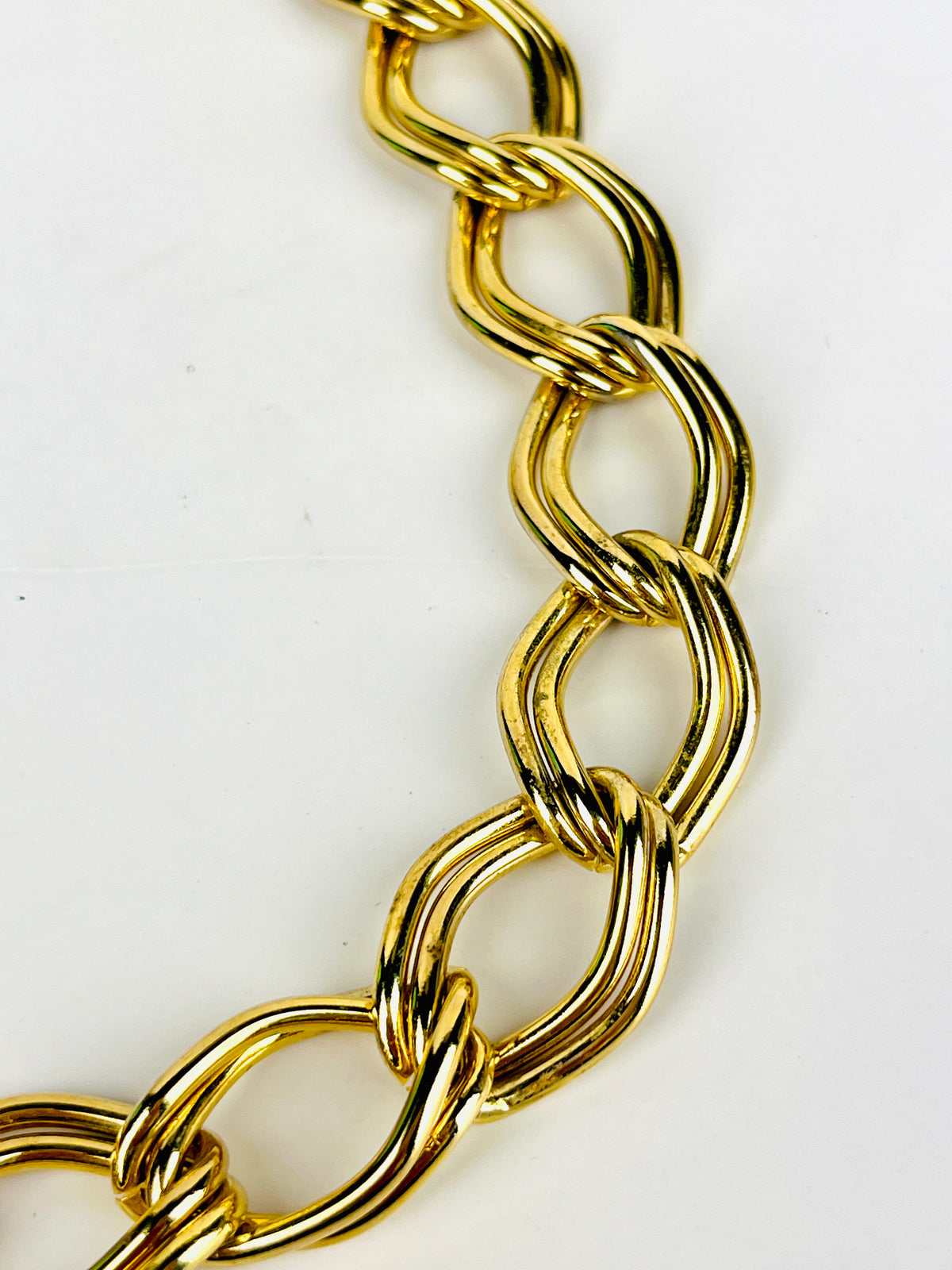 Vintage Gold-Tone Link Necklace