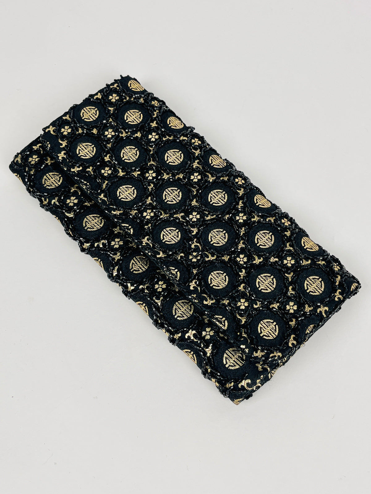 Vintage 1960s Beaded Clutch by Walborg