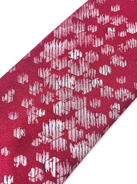 Vintage 1980s Maroon & Gray Tie