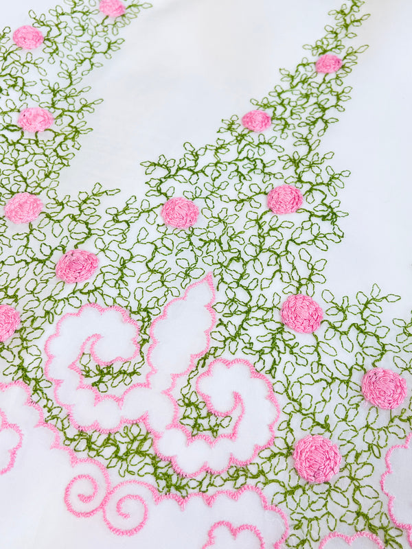 Vintage 1960s Embroidered Dress