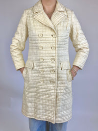 Vintage French Vanilla Quilted Jacket