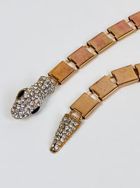 Vintage 1960s Snake Belt