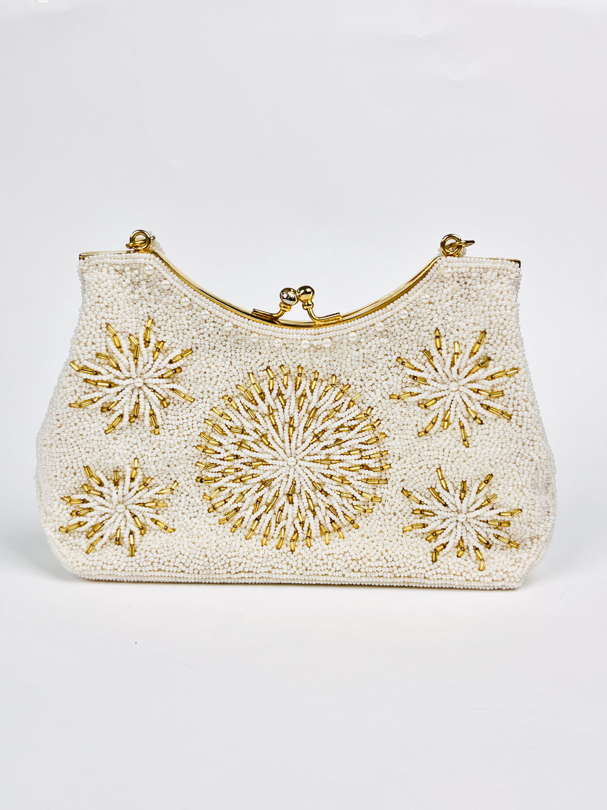 Vintage 1960s Beaded Handbag