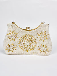 Vintage 1960s Beaded Handbag