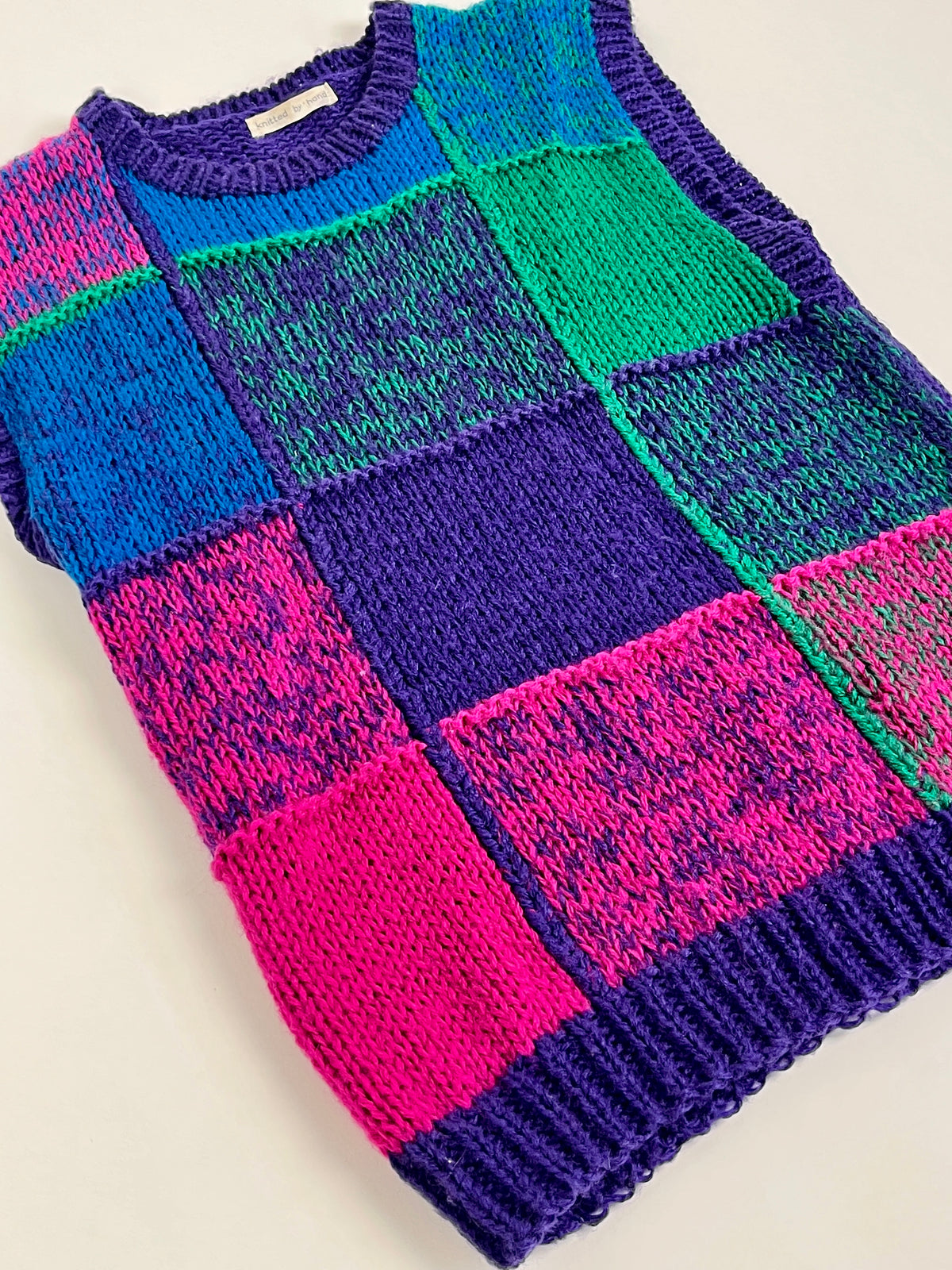 Vintage Colorblock Wool Sweater – Dovetail