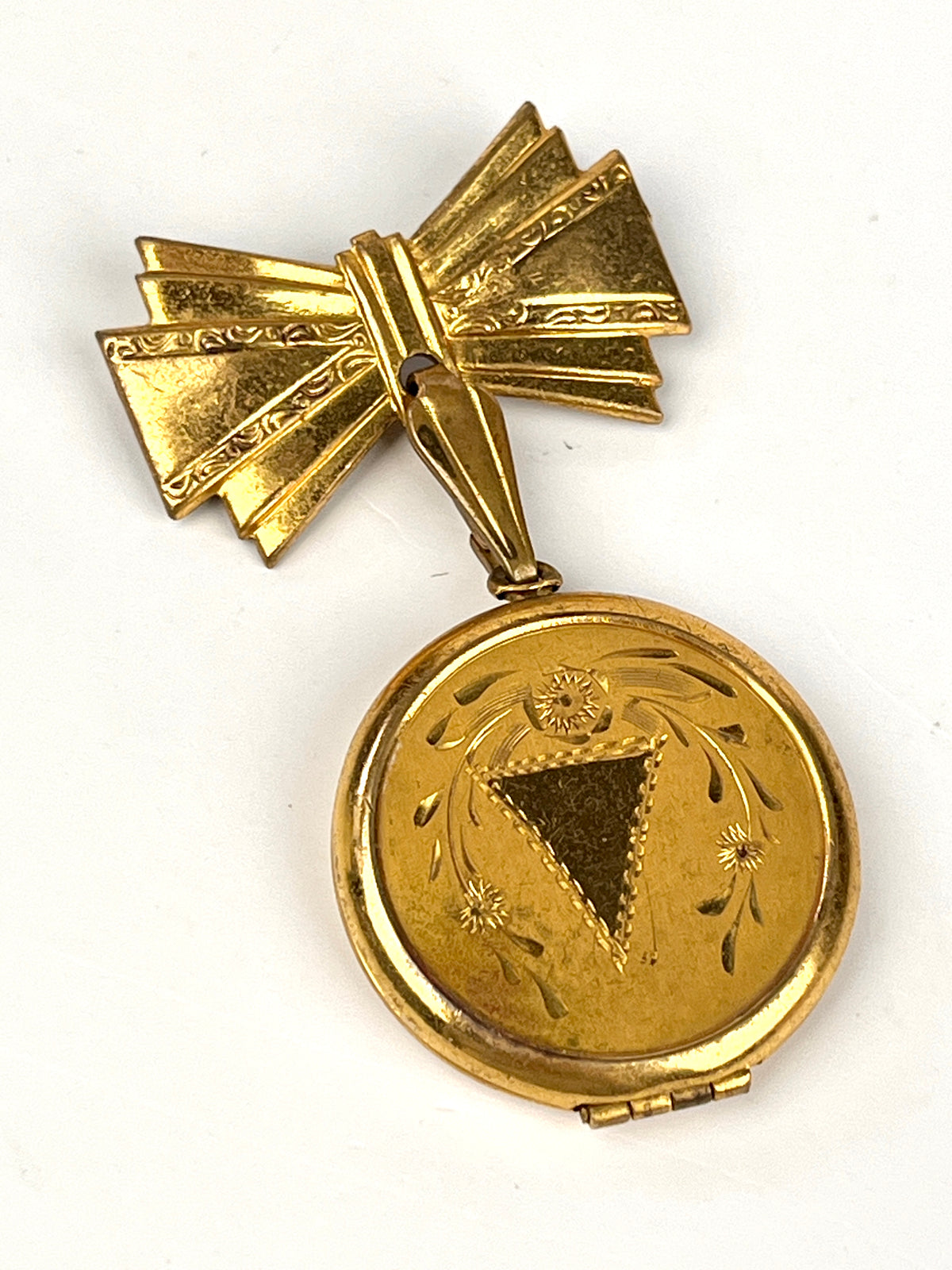 Vintage 1940s Locket Brooch