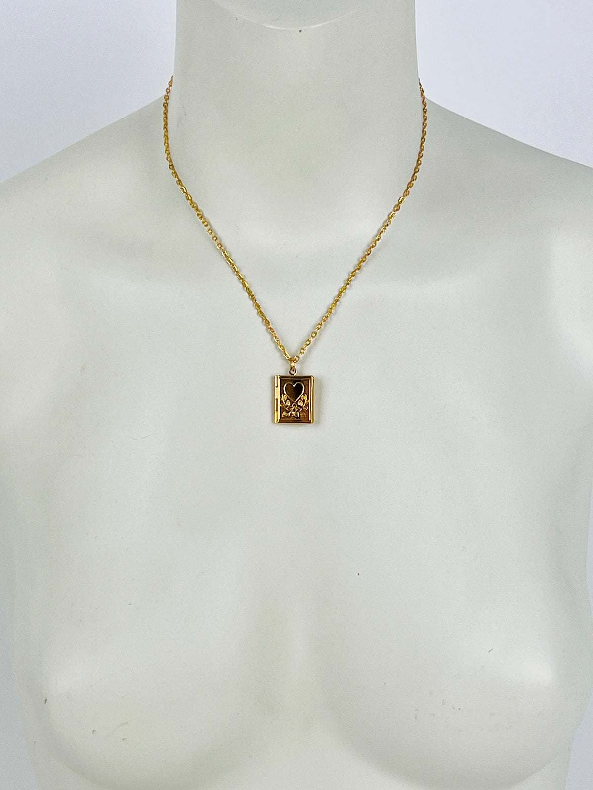 Vintage Book-Shaped Locket