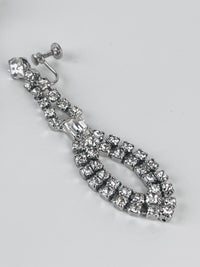 Vintage Rhinestone Drop Earrings