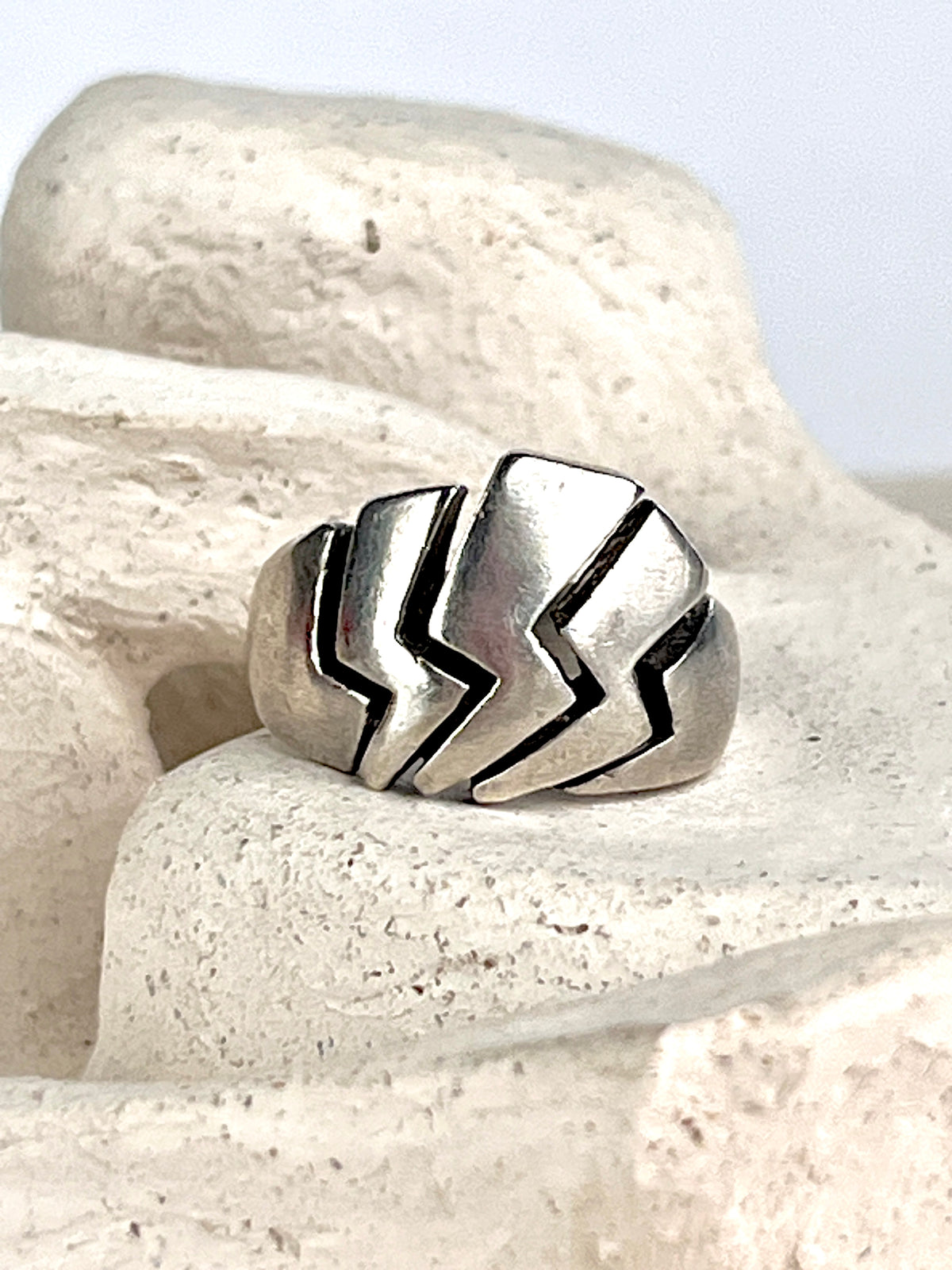 Vintage Sterling Chateau d’Argent Dome Ring