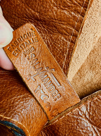 Vintage Tobacco Brown Leather Bag