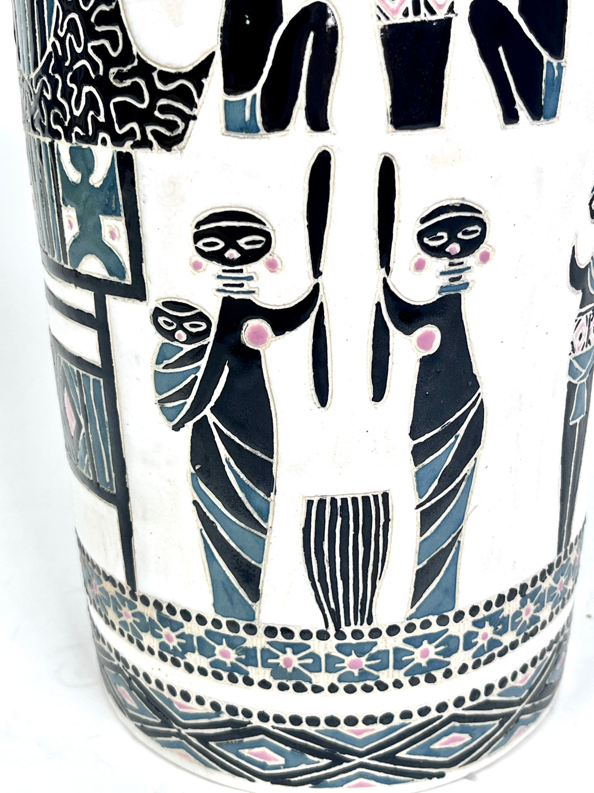 Mid-20th Century Ceramic Umbrella Stand