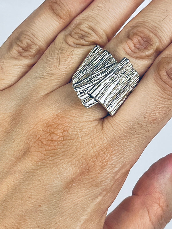 Vintage Modernist Sterling Ring